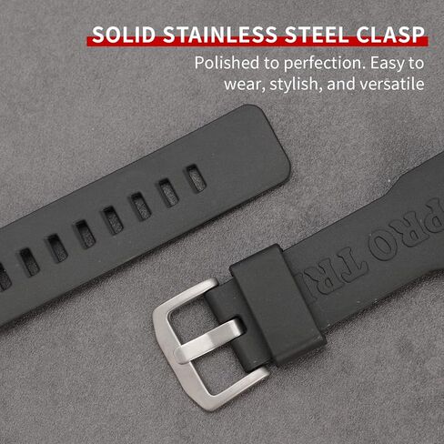 سوار ساعة بديل من الراتنج المقاوم للماء مقاس 20 مم لساعة Casio Protrek PRG-300 PRW-6000 PRW-6100 PRW-3000 PRW-3100 - مناسب للرجال والنساء، ملحق الساعة in Kuwait