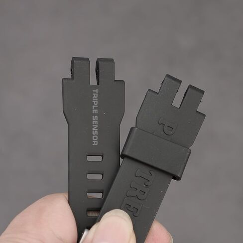 سوار ساعة بديل من الراتنج المقاوم للماء مقاس 20 مم لساعة Casio Protrek PRG-300 PRW-6000 PRW-6100 PRW-3000 PRW-3100 - مناسب للرجال والنساء، ملحق الساعة in Kuwait