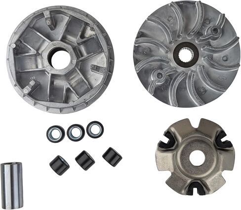 مجموعة القابض المتغير للمحرك الأمامي RedCap لمحرك 200cc 1P63QML متوافق مع محركات Apollo Go Kart TaoTao Arrow Bull Raptor Targa 200 4FUN ATVs Snow Fox Snow Leopard 163TG in Saudi Arabia