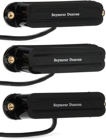 Seymour Duncan SCR-1 Cool Rails Strat Single Coil Sized Humbucker Pickup 3-piece Set - Black in Kuwait