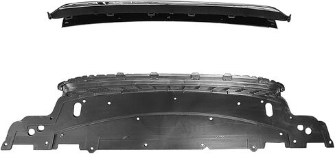 Accord Front Bumper Upper & Lower Grille Set Compatible with 2013 2014 2015 Honda Accord Sedan with Chrome Molding and Fog Light Covers in Kuwait