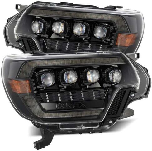 المصابيح الأمامية لجهاز العرض AlphaRex USA 880752 Nova Series تناسب Toyota Tacoma، شفافة in Kuwait