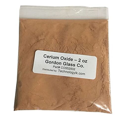Gordon Glass™ Cerium Oxide High Grade Polishing Powder - 2 Oz in Kuwait