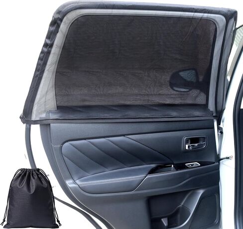 Car Window Sun Shade Side Windows Sunshade Car Seat Sun Protector Front Shades Curtains Screen Nets Covers Meshs Tint Blocker (2 Pack Front Window Shade) in Saudi Arabia