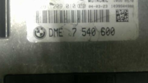 Engine ECM Electronic Control Module Fits 2004 04 Compatible with BMW 545i 7 540 600 7540600 in Saudi Arabia