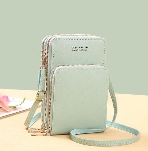 Touch Screen Crossbody Bag for Women - RFID Blocking Phone Purse Wallet Shoulder Strap Handbag in Saudi Arabia