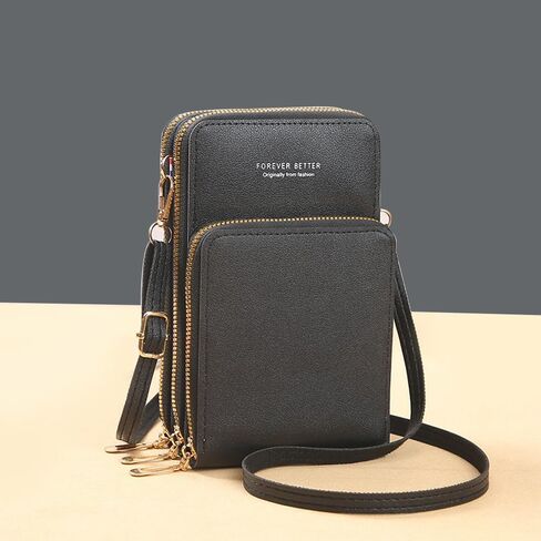 Touch Screen Crossbody Bag for Women - RFID Blocking Phone Purse Wallet Shoulder Strap Handbag in Saudi Arabia