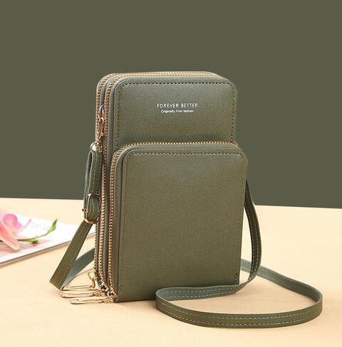 Touch Screen Crossbody Bag for Women - RFID Blocking Phone Purse Wallet Shoulder Strap Handbag in Saudi Arabia