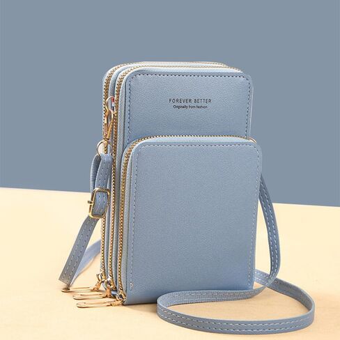 Touch Screen Crossbody Bag for Women - RFID Blocking Phone Purse Wallet Shoulder Strap Handbag in Saudi Arabia