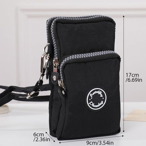 Crossbody Bags for Women,Nylon Small Phone Bag，Coin Purse，Wallet Women in Saudi Arabia
