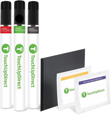 TouchUpDirect L205 Quantum Gray Metallic Compatible with Lucid Exact Match Touch Up Paint Brush - Essential Kit in Saudi Arabia