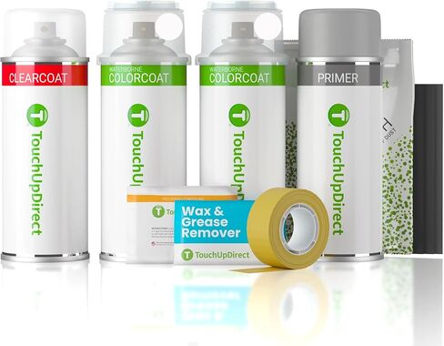 TouchUpDirect L205 Quantum Gray Metallic Compatible with Lucid Exact Match Touch Up Paint Brush - Essential Kit in Saudi Arabia