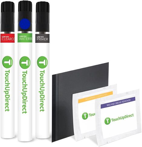 TouchUpDirect L205 Quantum Gray Metallic Compatible with Lucid Exact Match Touch Up Paint Brush - Essential Kit in Saudi Arabia