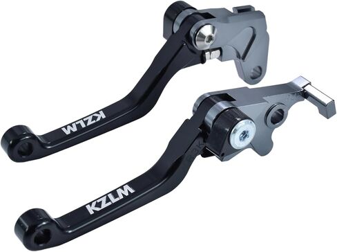 Motorcycle Foldable Clutch Brake Lever CNC Aluminum Pivot Handle for DRZ400S 2000-2024 DRZ400SM 2005-2024 DR200S 2015-2019 DR250R 1997-2000 (Black) in Kuwait