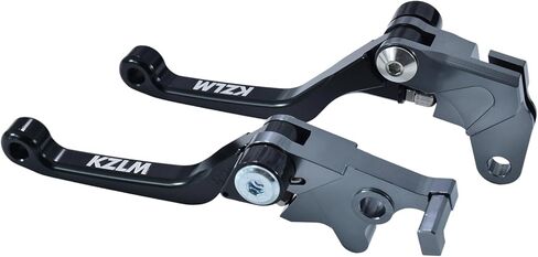 Motorcycle Foldable Clutch Brake Lever CNC Aluminum Pivot Handle for DRZ400S 2000-2024 DRZ400SM 2005-2024 DR200S 2015-2019 DR250R 1997-2000 (Black) in Kuwait