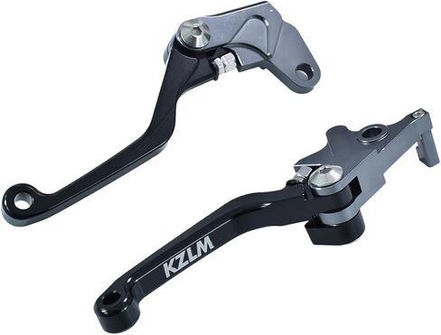 Motorcycle Foldable Clutch Brake Lever CNC Aluminum Pivot Handle for DRZ400S 2000-2024 DRZ400SM 2005-2024 DR200S 2015-2019 DR250R 1997-2000 (Black) in Kuwait