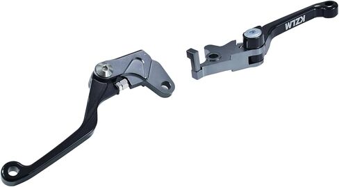 Motorcycle Foldable Clutch Brake Lever CNC Aluminum Pivot Handle for DRZ400S 2000-2024 DRZ400SM 2005-2024 DR200S 2015-2019 DR250R 1997-2000 (Black) in Kuwait