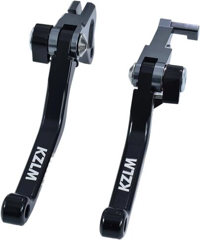Motorcycle Foldable Clutch Brake Lever CNC Aluminum Pivot Handle for DRZ400S 2000-2024 DRZ400SM 2005-2024 DR200S 2015-2019 DR250R 1997-2000 (Black) in Kuwait
