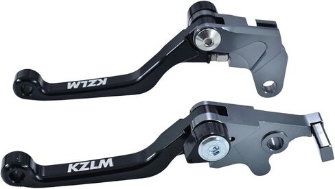 Motorcycle Foldable Clutch Brake Lever CNC Aluminum Pivot Handle for DRZ400S 2000-2024 DRZ400SM 2005-2024 DR200S 2015-2019 DR250R 1997-2000 (Black) in Kuwait