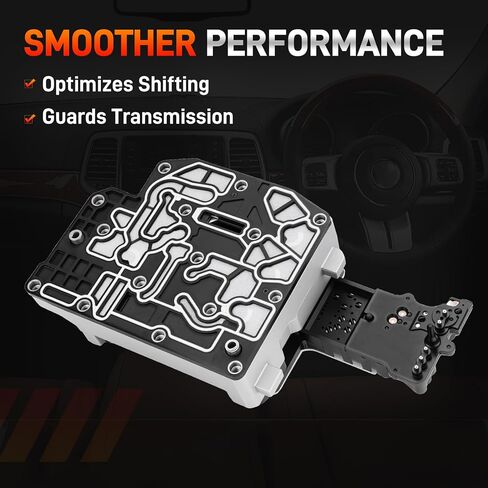 Transmission Solenoid Block Pack Compatible with Dodge Jeep RAM - 2011-2017 Ram 1500 2500 3500 2011 Dakota 2011-2013 Durango 2011-2013 Grand Cherokee Replace#45RFE, 545RFE, 52119435AF, 5170877AF in Kuwait