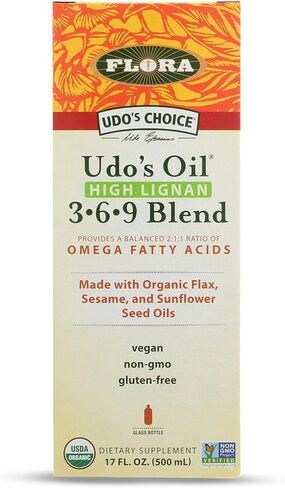 Flora - Udo's Choice, Omega 369 Oil Blend, High Lignan, 8.5 Fl Oz in Kuwait