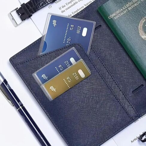 5pcs Transparent Card Protectors – Soft Waterproof PVC Sleeves for Credit Cards, IDs, and More – Clear in Saudi Arabia