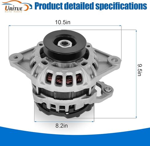 F000BL0118 New 12V 80A Alternator Compatible with 2008 YANMAR TT-4 TT-5 TT-6 TT-7 TT-8 4TNV98 DIESEL Replace 129908-77200,129908-77210 in Kuwait