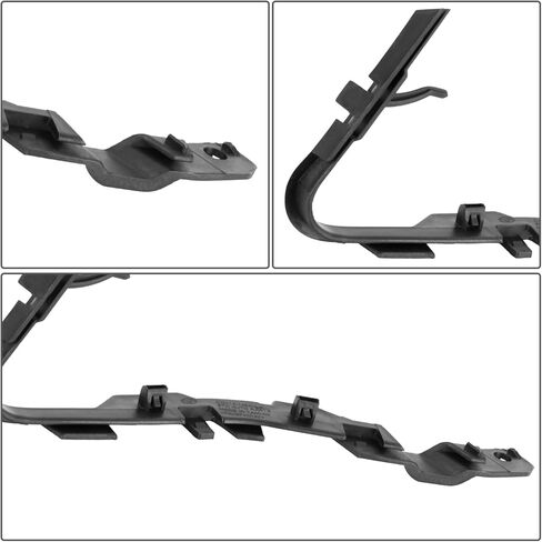 Auto Dynasty CH1042120 Front Bumper Cover Support Bracket Compatible with Chrysler Town and Country Dodge Grand Caravan 2008-2020, Driver Left Side, Polished Black in Saudi Arabia