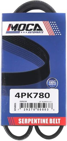 MOCA EPDM Serpentine Belt Alternator Belt Compatible with 2004-2007 for Mitsubishi Lancer 2.0L 1999CC 122Cu. in. l4 Gas SOHC Naturally Aspirated in Saudi Arabia