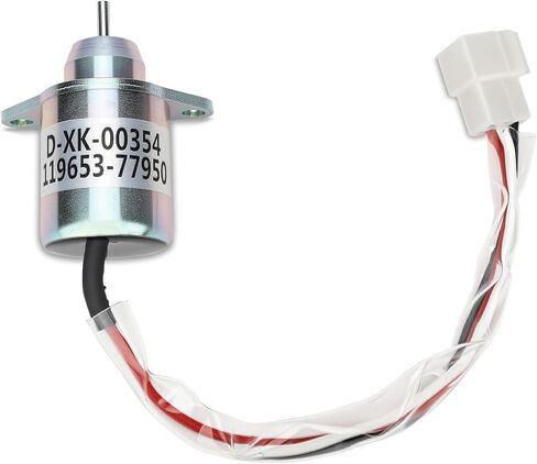 Fuel Shut Off Solenoid 1503ES-12S5SUC5S Woodward M806808 for John Deere 790 990 2020 2030 2030A 2210 Yanmar 3TNE84 3TNE88 3TNV70 3TNV76 Engine 119653-77950 119285-77950 12VDC in Kuwait
