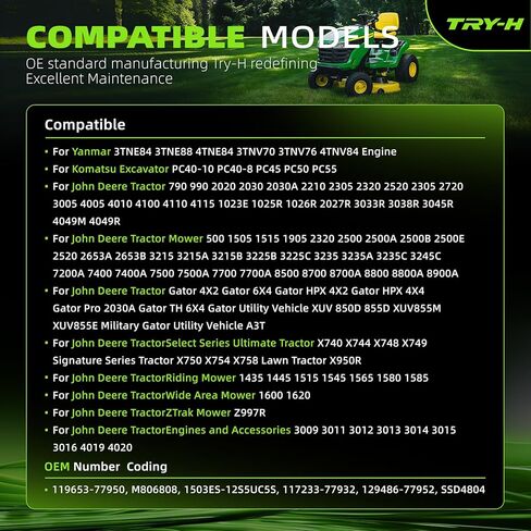 Fuel Shut Off Solenoid 1503ES-12S5SUC5S Woodward M806808 for John Deere 790 990 2020 2030 2030A 2210 Yanmar 3TNE84 3TNE88 3TNV70 3TNV76 Engine 119653-77950 119285-77950 12VDC in Kuwait