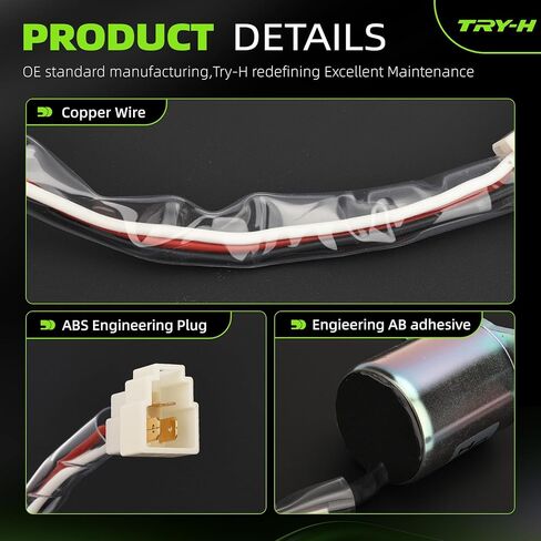 Fuel Shut Off Solenoid 1503ES-12S5SUC5S Woodward M806808 for John Deere 790 990 2020 2030 2030A 2210 Yanmar 3TNE84 3TNE88 3TNV70 3TNV76 Engine 119653-77950 119285-77950 12VDC in Kuwait