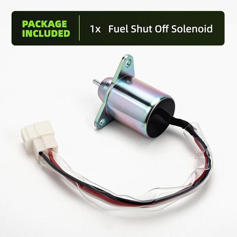 Fuel Shut Off Solenoid 1503ES-12S5SUC5S Woodward M806808 for John Deere 790 990 2020 2030 2030A 2210 Yanmar 3TNE84 3TNE88 3TNV70 3TNV76 Engine 119653-77950 119285-77950 12VDC in Kuwait