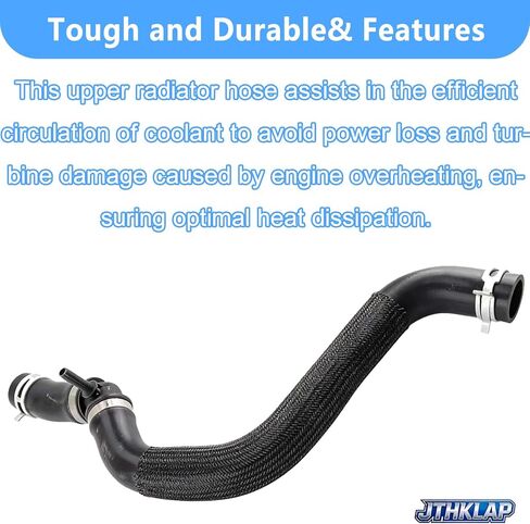 HG9Z-8260-A Upper Radiator Coolant Hose Compatible with 2017-2020 Ford Fusion 2.0L 4-Cyl EcoBoost - Replace HG9Z8260A HG938B274AA Engine Cooling Pipe in Saudi Arabia