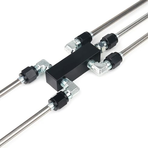 مجموعة فتحات تهوية البخار MR HELLO LS Coolant Crossover - مجموعة خط بخار 4 منافذ LS لمحركات LS1 LS2 LS3 LS6 - تعزيز الأداء مع مجموعة منافذ البخار LS هذه in Kuwait