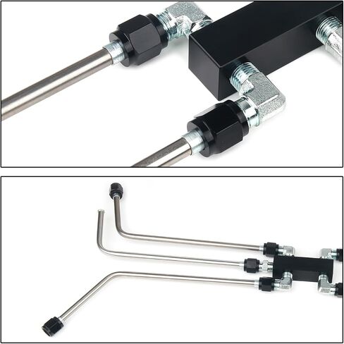 مجموعة فتحات تهوية البخار MR HELLO LS Coolant Crossover - مجموعة خط بخار 4 منافذ LS لمحركات LS1 LS2 LS3 LS6 - تعزيز الأداء مع مجموعة منافذ البخار LS هذه in Kuwait