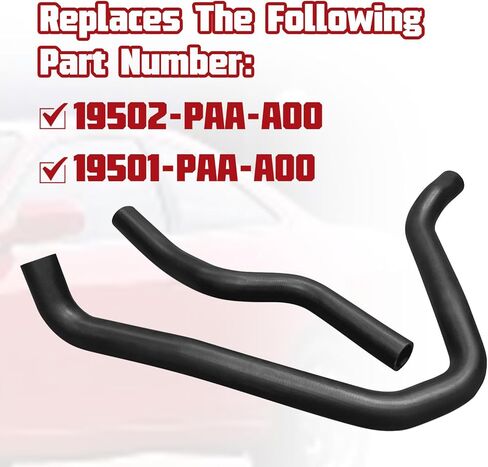 ‎19502-PAA-A00 19501-PAA-A00 خرطوم تبريد الرادياتير العلوي والسفلي متوافق مع هوندا أكورد 2.3 لتر 1998-2002 in Kuwait