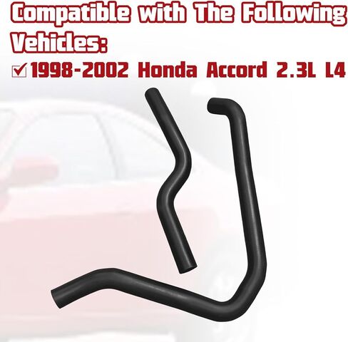 ‎19502-PAA-A00 19501-PAA-A00 خرطوم تبريد الرادياتير العلوي والسفلي متوافق مع هوندا أكورد 2.3 لتر 1998-2002 in Kuwait