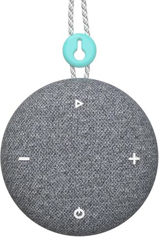 SNOOZ Go - جهاز صوت بضوضاء بيضاء للسفر، وإضاءة ليلية، ومكبر صوت بلوتوث - ضوضاء بيضاء محمولة، ضوضاء وردية، وأصوات مروحة - فحمي in Kuwait