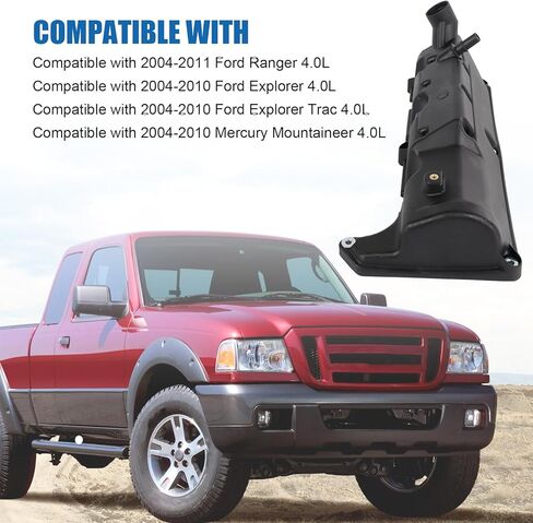 غطاء صمام المحرك الجانب الأيمن للراكب متوافق مع 2004-2011 Ford Ranger 2004-2010 Ford Explorer/Explorer Trac 2004-2010 Mercury Mountaineer 4.0L V6 استبدال #264-988 4L5Z6582AA 4L5Z6582EA in Kuwait