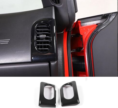Side Air Vent Cover Compatible with Chevy Corvette C6 2005-2013, Console Side Air Conditioning Air Outlet Trim Interior Accessories(Carbon Fiber Pattern) in Saudi Arabia