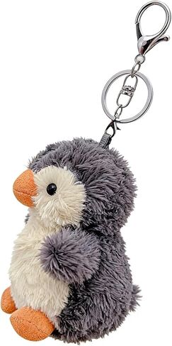 Cute Penguin Plush Keychain for Women Girls, Kawaii 4.5" Inch Soft Backpack Keyring Stuffed Bag Purse Charms in Kuwait