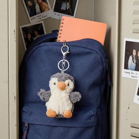 Cute Penguin Plush Keychain for Women Girls, Kawaii 4.5" Inch Soft Backpack Keyring Stuffed Bag Purse Charms in Kuwait