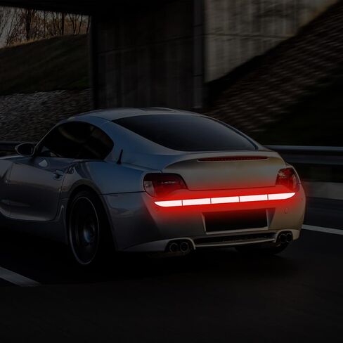 10 قطع من الشريط العاكس باللون الأحمر التلقائي، ملصقات عاكسة ذاتية اللصق مقاومة للماء تتضمن شارات لمصد السيارة وملصقات للرؤية الليلية من أجل السلامة in Kuwait