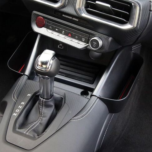 Center Console Organizer for 2024 2025 2026 Mustang,Mustang 2024+ EcoBoost ＆ GT Accessories ABS Plastic&Anti-Slip Rubber 2025 Mustang GT Console Tray in Kuwait