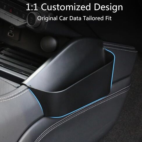 Center Console Organizer for 2024 2025 2026 Mustang,Mustang 2024+ EcoBoost ＆ GT Accessories ABS Plastic&Anti-Slip Rubber 2025 Mustang GT Console Tray in Kuwait