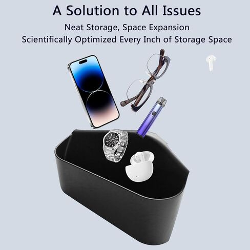 Center Console Organizer for 2024 2025 2026 Mustang,Mustang 2024+ EcoBoost ＆ GT Accessories ABS Plastic&Anti-Slip Rubber 2025 Mustang GT Console Tray in Kuwait