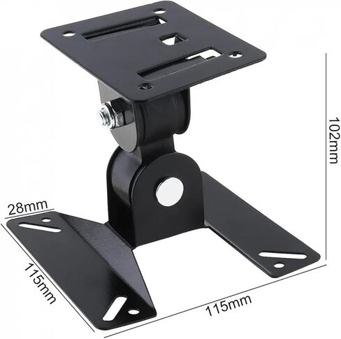 F01 Adjustable 10kg TV Wall Mount Bracket Supports 180 Degree Rotation for 14 - 27 Inch LCD LED Flat Panel TVs in Saudi Arabia