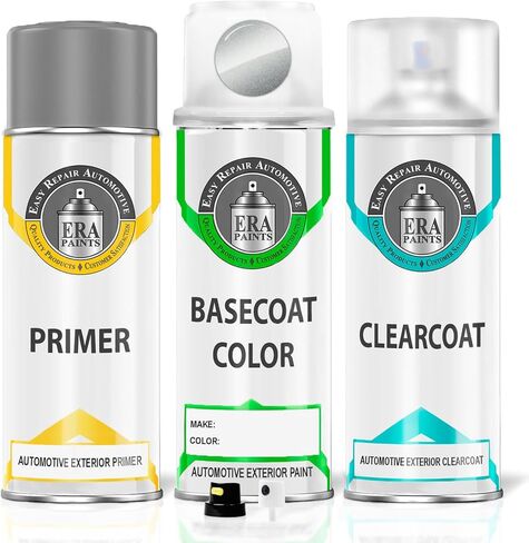 ERA Paints 2R - Quicksilver Metallic for HYUNDAI Exact Match Automotive Touch Up Paint Spray - Premium Kit in Kuwait