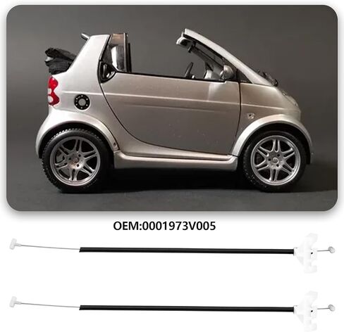 2pcs Exterior Door Handle Cable Car Door Handle Release Cable Replacement Part 0001973V005 Compatible with Smart 450 Fortwo Coupe 450 1998-2007 in Saudi Arabia